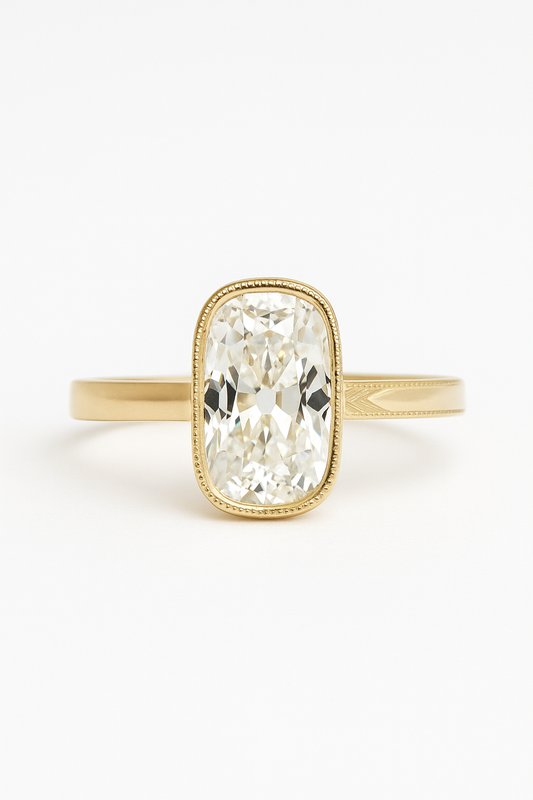 Olave Oval Lab Grown Diamond Engagement Ring