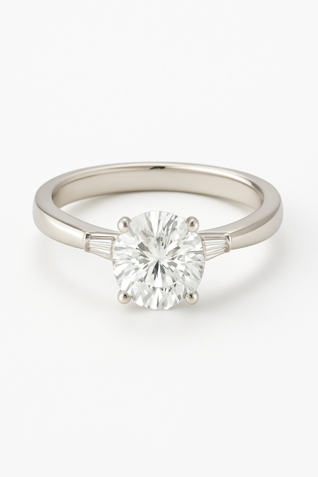 Coda Round Lab Grown Diamond Engagement Ring