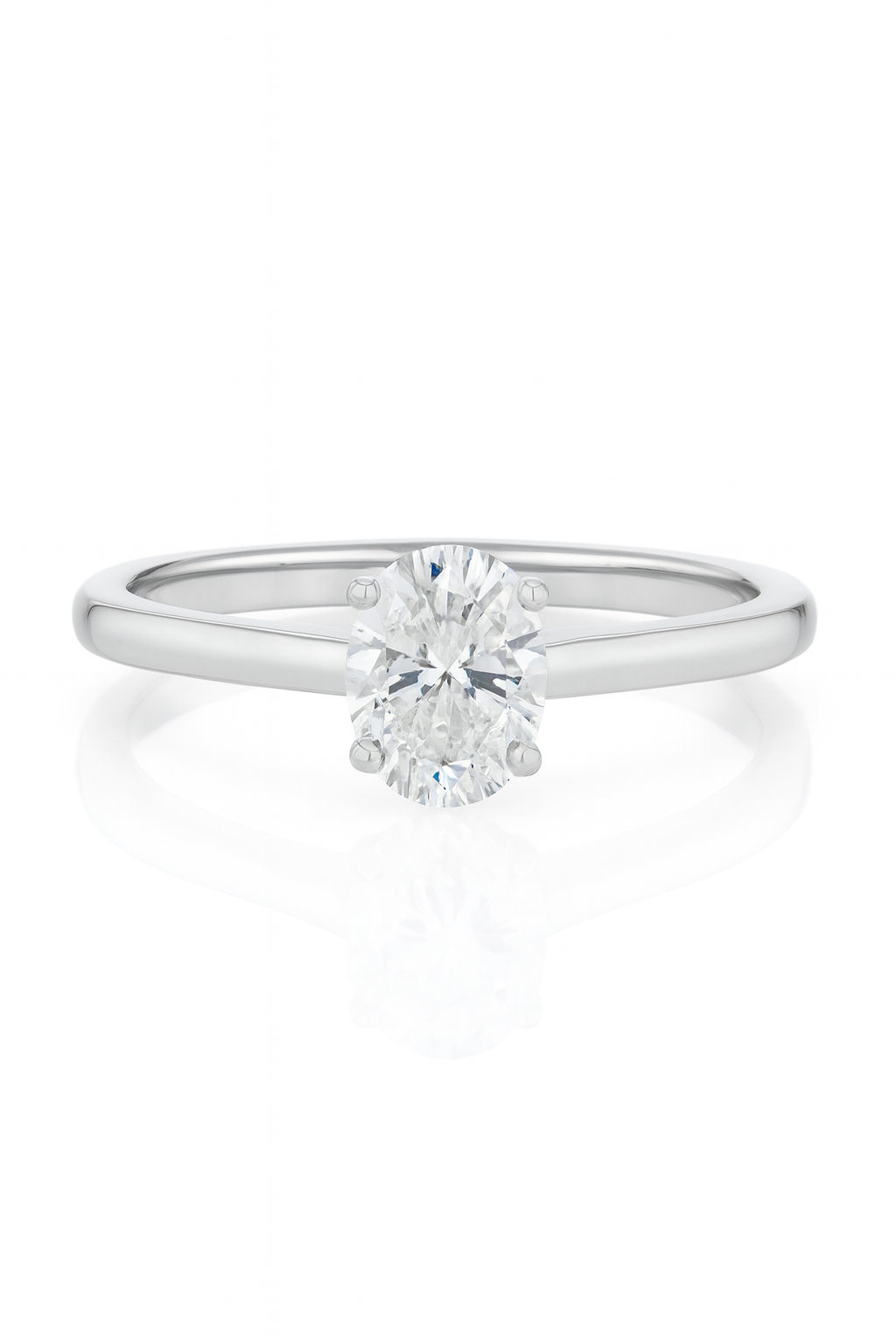 Unity Oval Lab Grown Diamond Engagement Ring