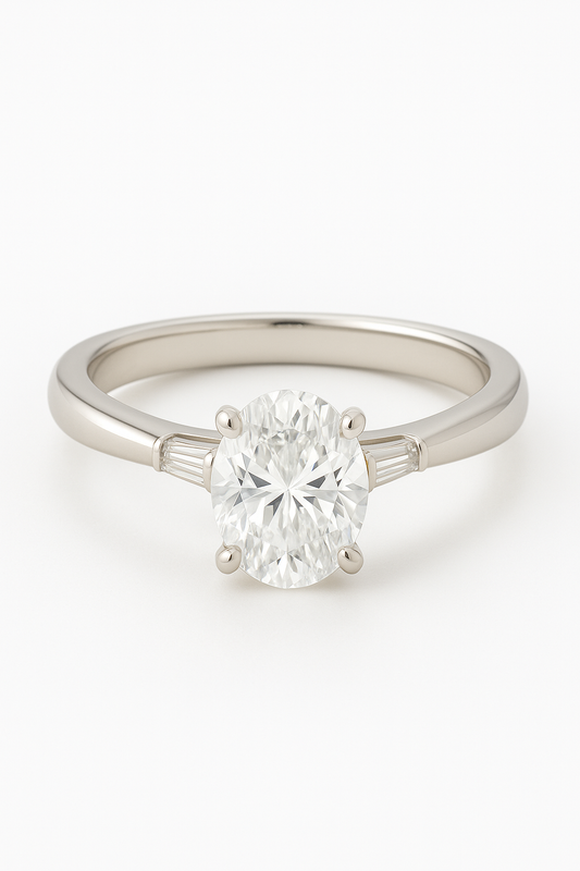 Rigby Oval Lab Grown Diamond Engagement Ring