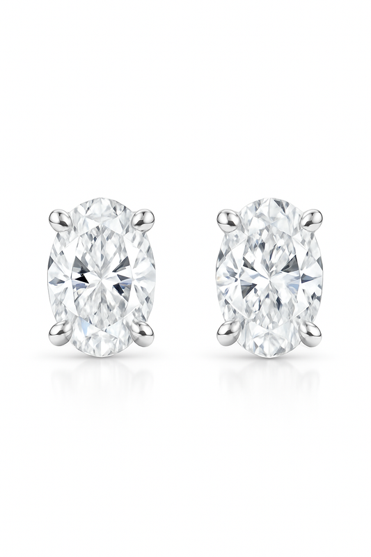 Orla 1 Carat Oval Lab Diamond Earring