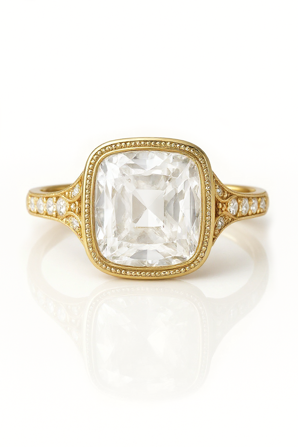 Bettan Cushion Lab Grown Diamond Engagement Ring