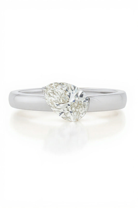 Venera Pear Lab Grown Diamond Engagement Ring