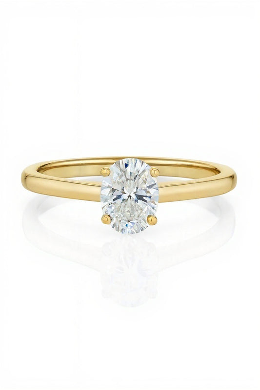 Unity Oval Lab Grown Diamond Engagement Ring