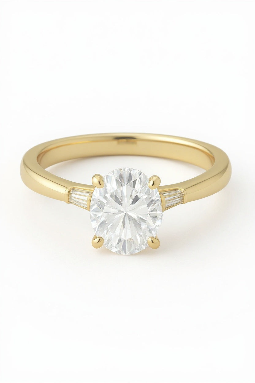 Rigby Oval Lab Grown Diamond Engagement Ring