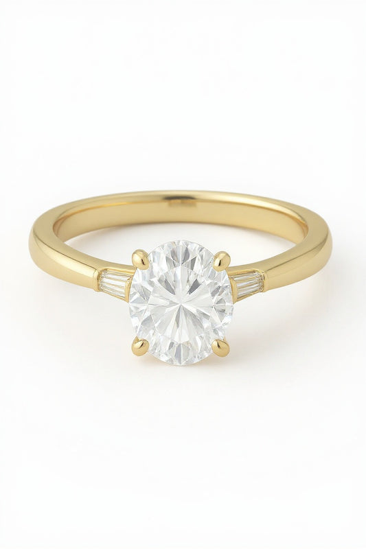 Rigby Oval Lab Grown Diamond Engagement Ring