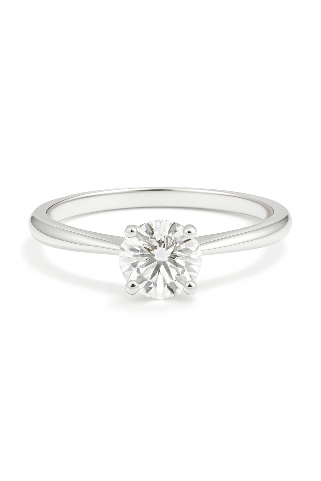 Rolaya Round Solitaire Lab Grown Diamond Engagement Ring