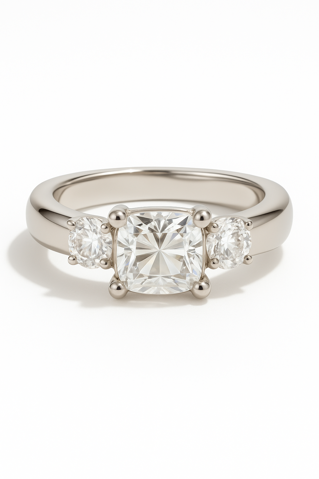 Auris Square Lab Grown Diamond Engagement Ring