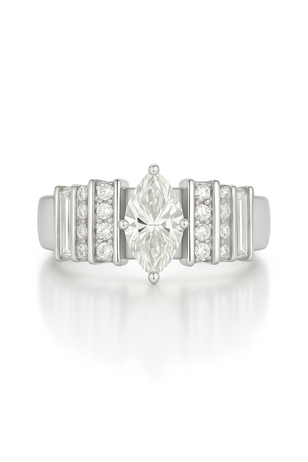Zaire Marquise Lab Grown Diamond Engagement Ring