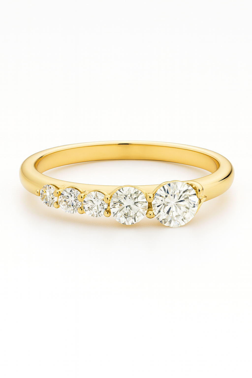 Orbit Round Lab Grown Diamond Engagement Ring