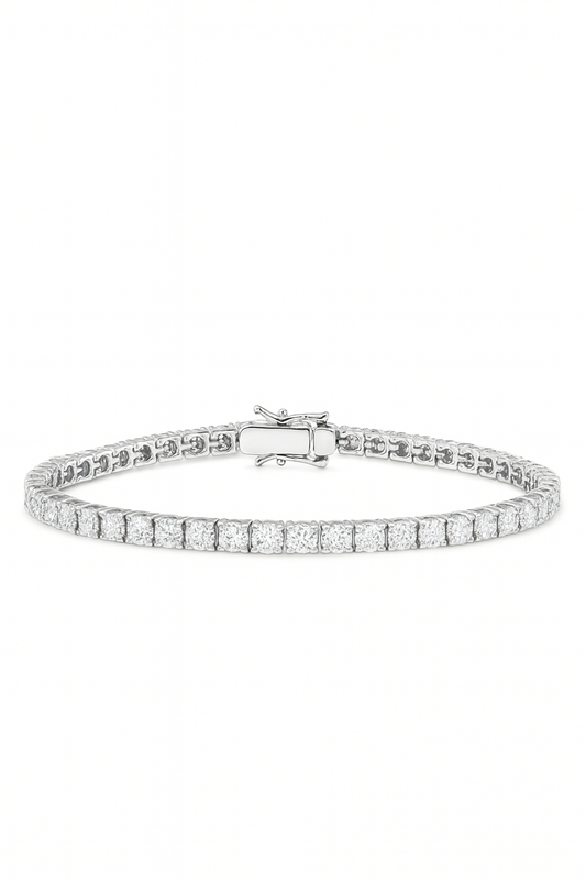 7.20ct Lab Grown Diamond Tennis Bracelet 14K Gold
