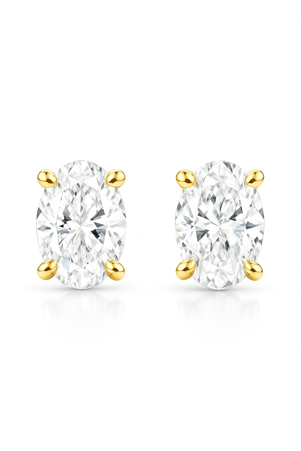 Orla  1 Carat Oval Lab Diamond Earring