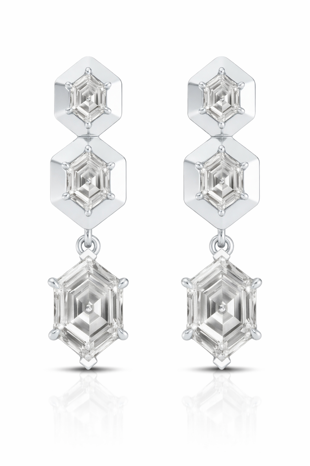 Caelis Diamond Drop Earrings