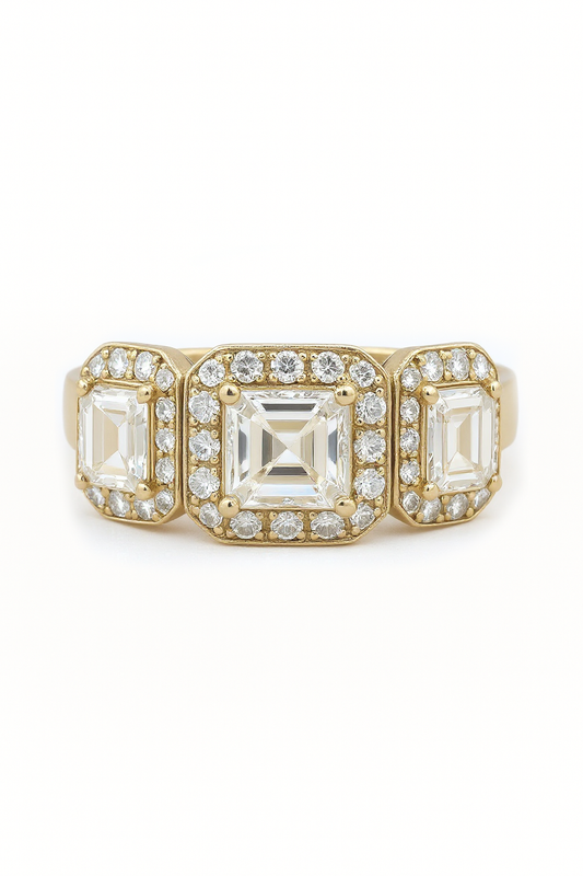 Vitrine Square Lab Grown Diamond Engagement Ring