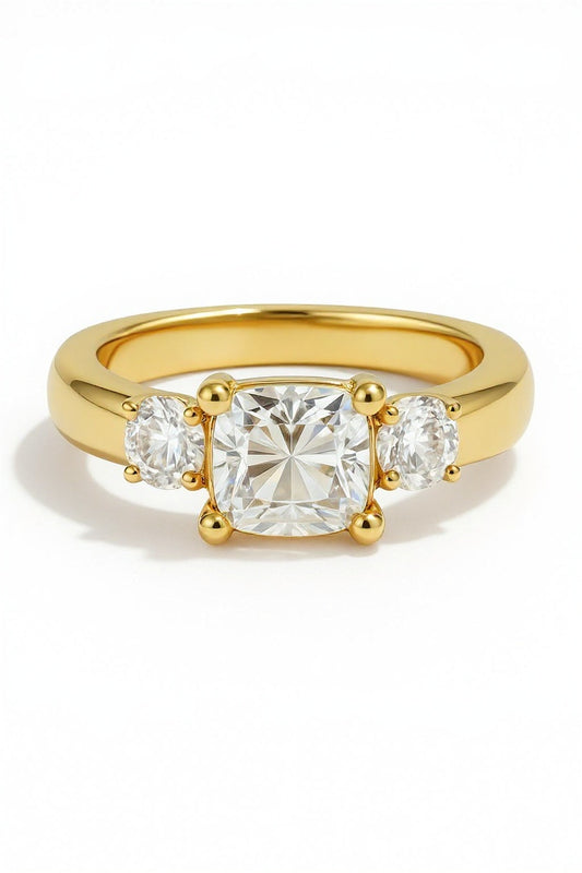 Auris Square Lab Grown Diamond Engagement Ring