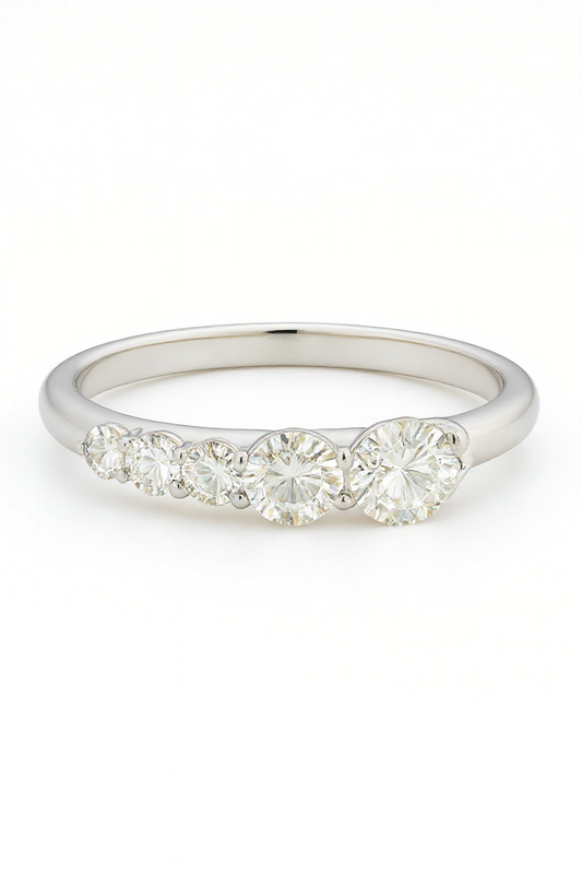 Orbit Round Lab Grown Diamond Engagement Ring
