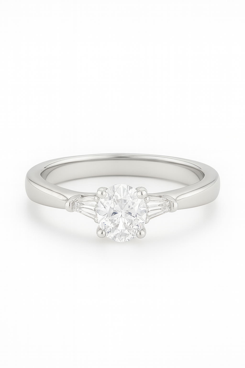 Asper Round Lab Grown Diamond Engagement Ring